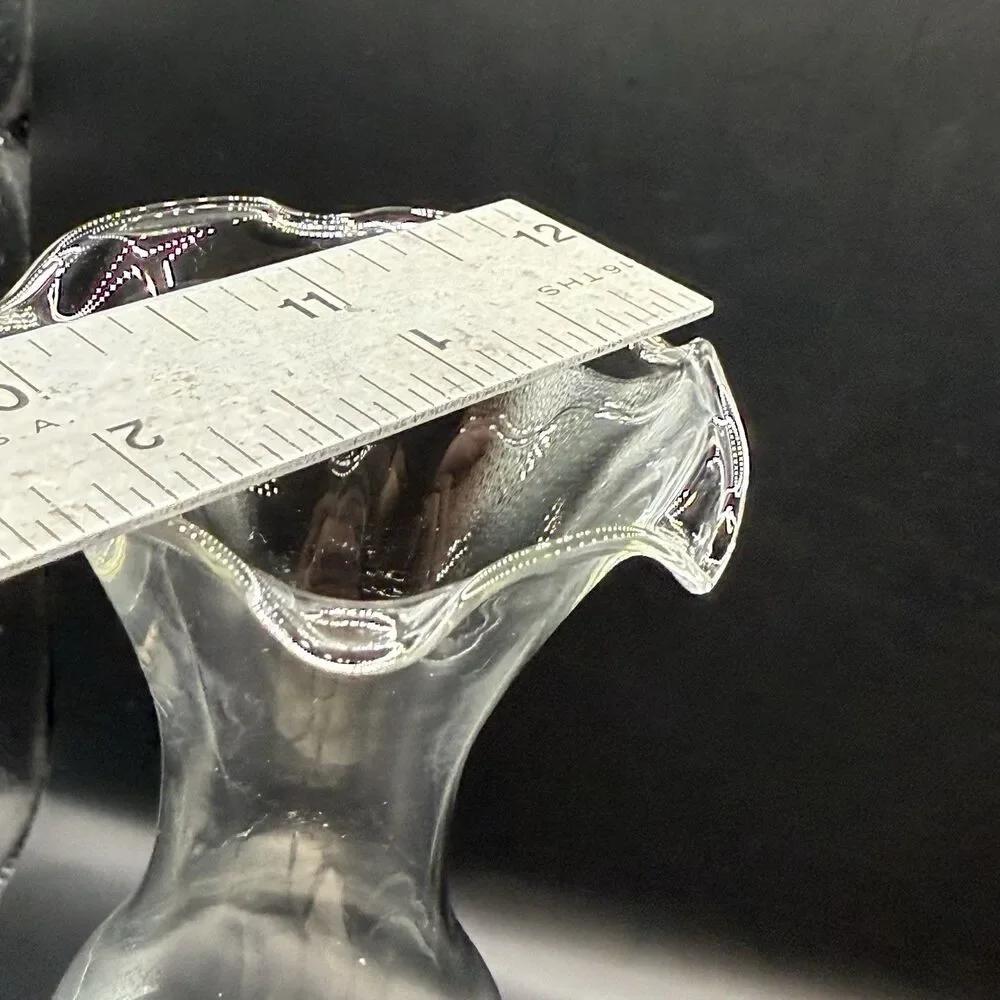 Vintage Weighted Sterling Silver Floral Etched Bud Vase 9¾ Inches Tall - Picture 8 of 8